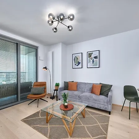 Apartamento Eurovea Tower Downtown View, Parking Bratislava